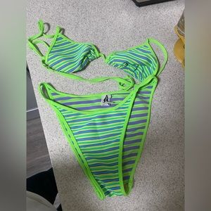 Vintage neon bikini